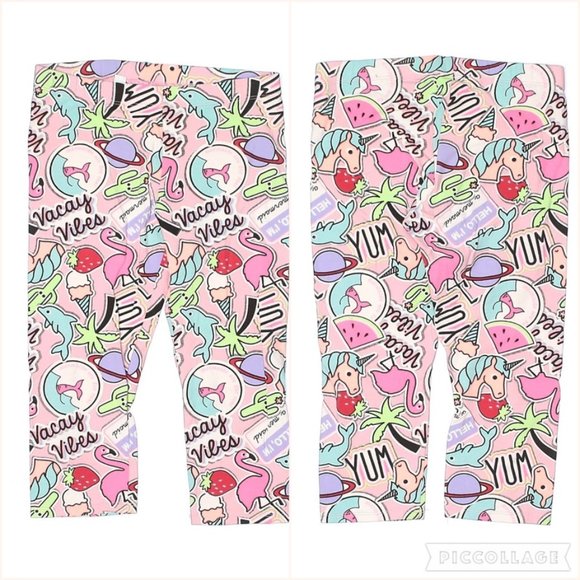 Arizona Jean Pink Leggings Size 10-12 - Picture 1 of 4
